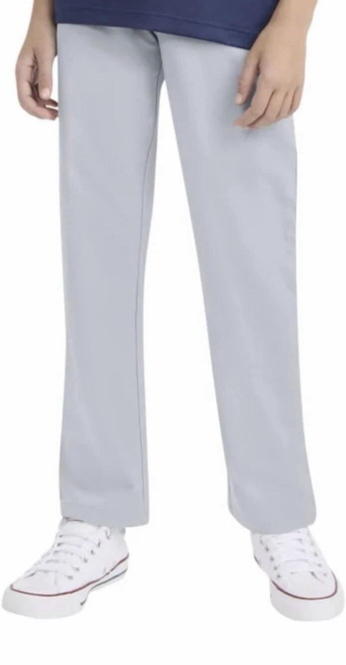 NEW Boys Hurley Gray Comfort Stretch Performance Chino Pants Large L 14-16